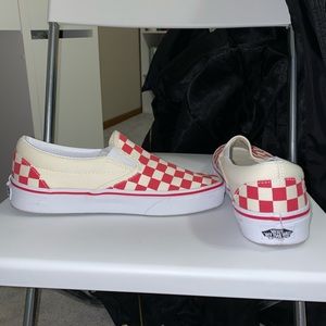 Red Checkered Vans